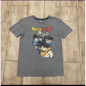 Dragon Ball Z Tee Old Navy Teen XL Heather Gray Anime Cartoon Graphic Geek Shirt